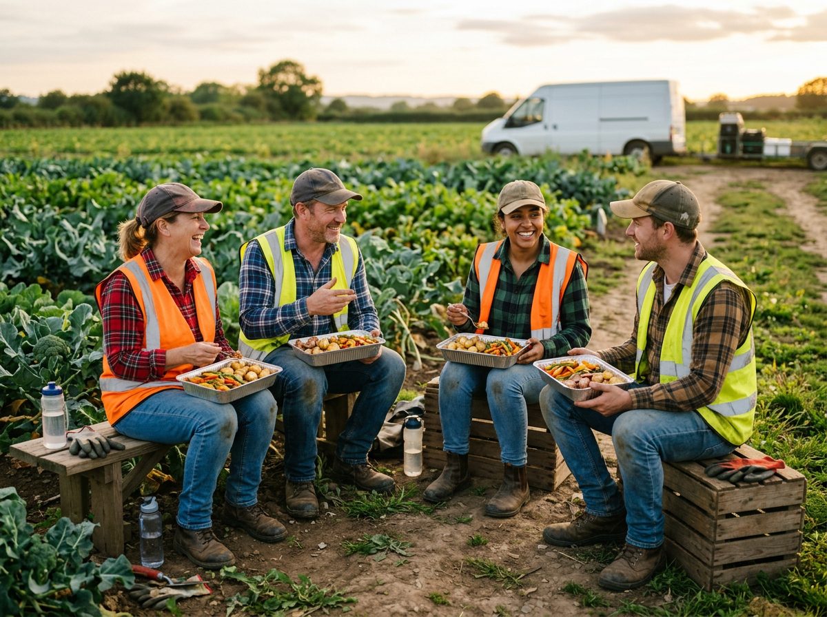 Catering for harvest helpers